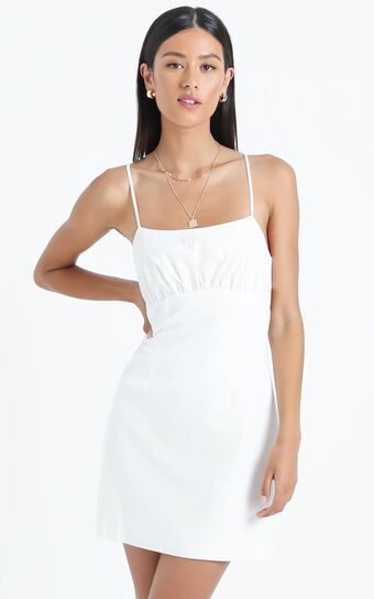 Gretna Dress in White