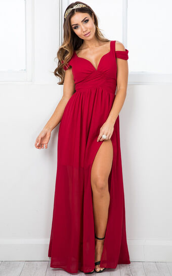 Stand Close Dress In Red