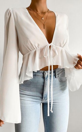 Dance It Out Top In White