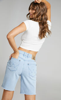 Wrangler - FRANCES DENIM SHORT in Ecology Blues