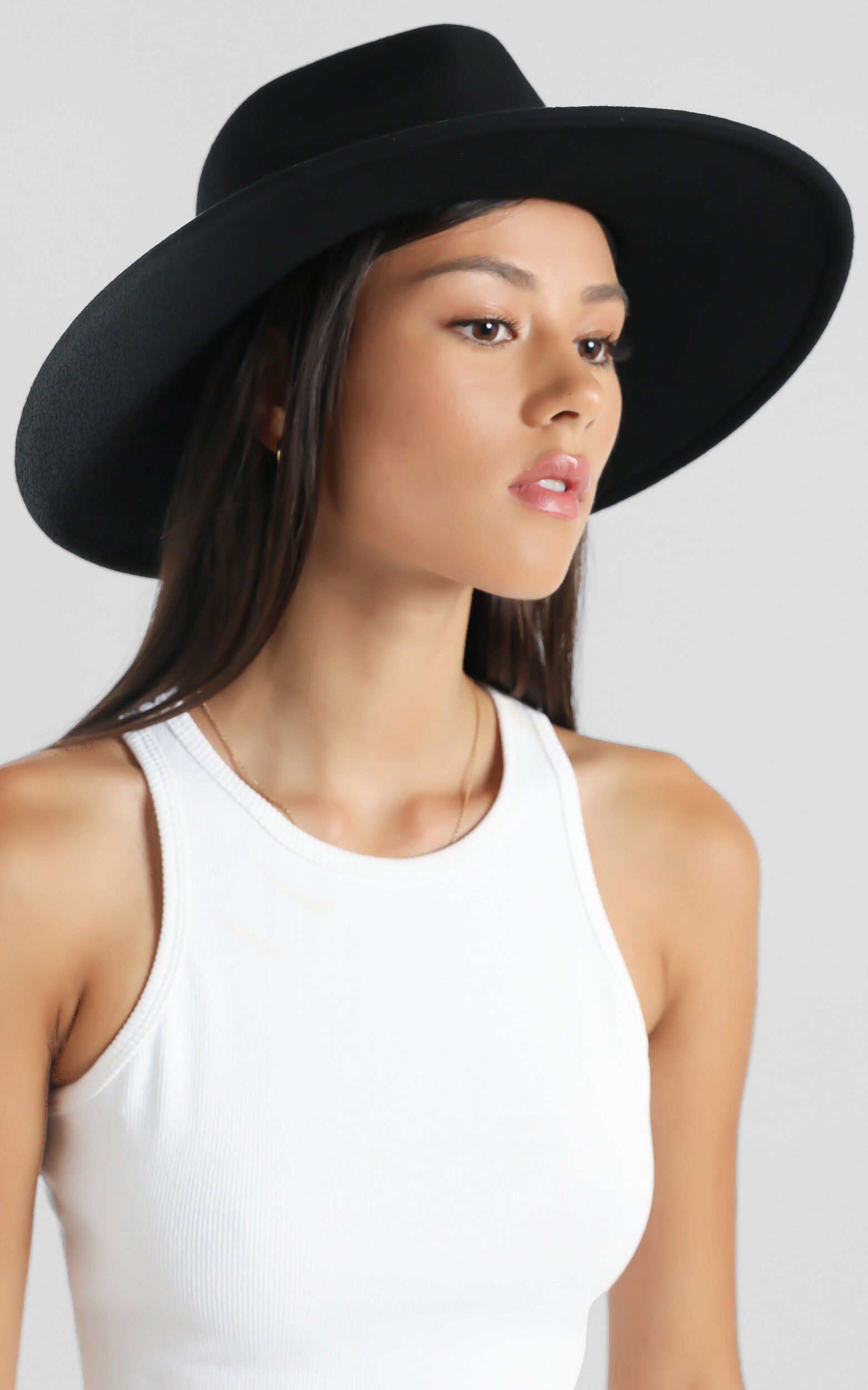 Brixton Joanna Felt Hat in Black Showpo USA