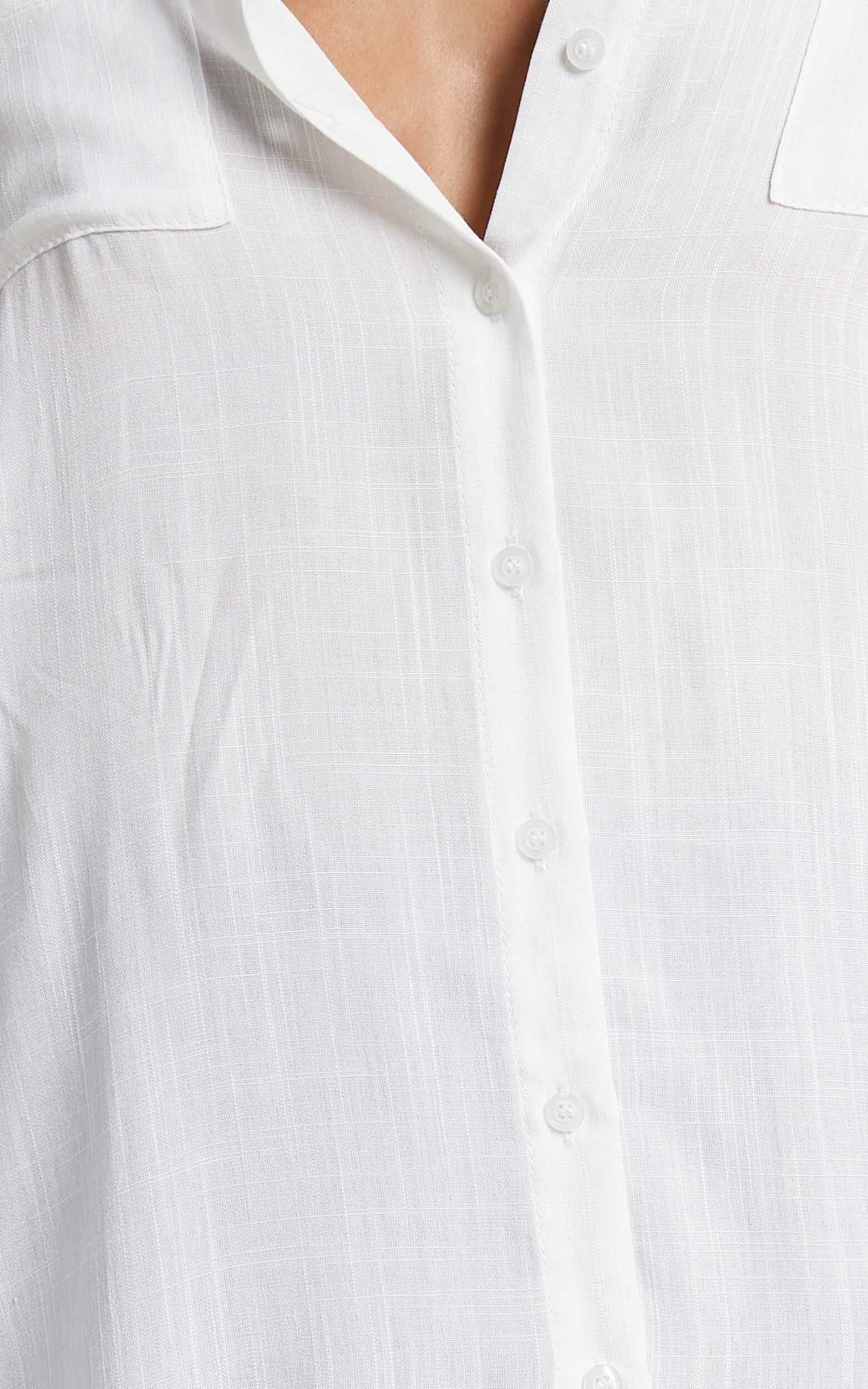 Amaka Shirt in White | Showpo