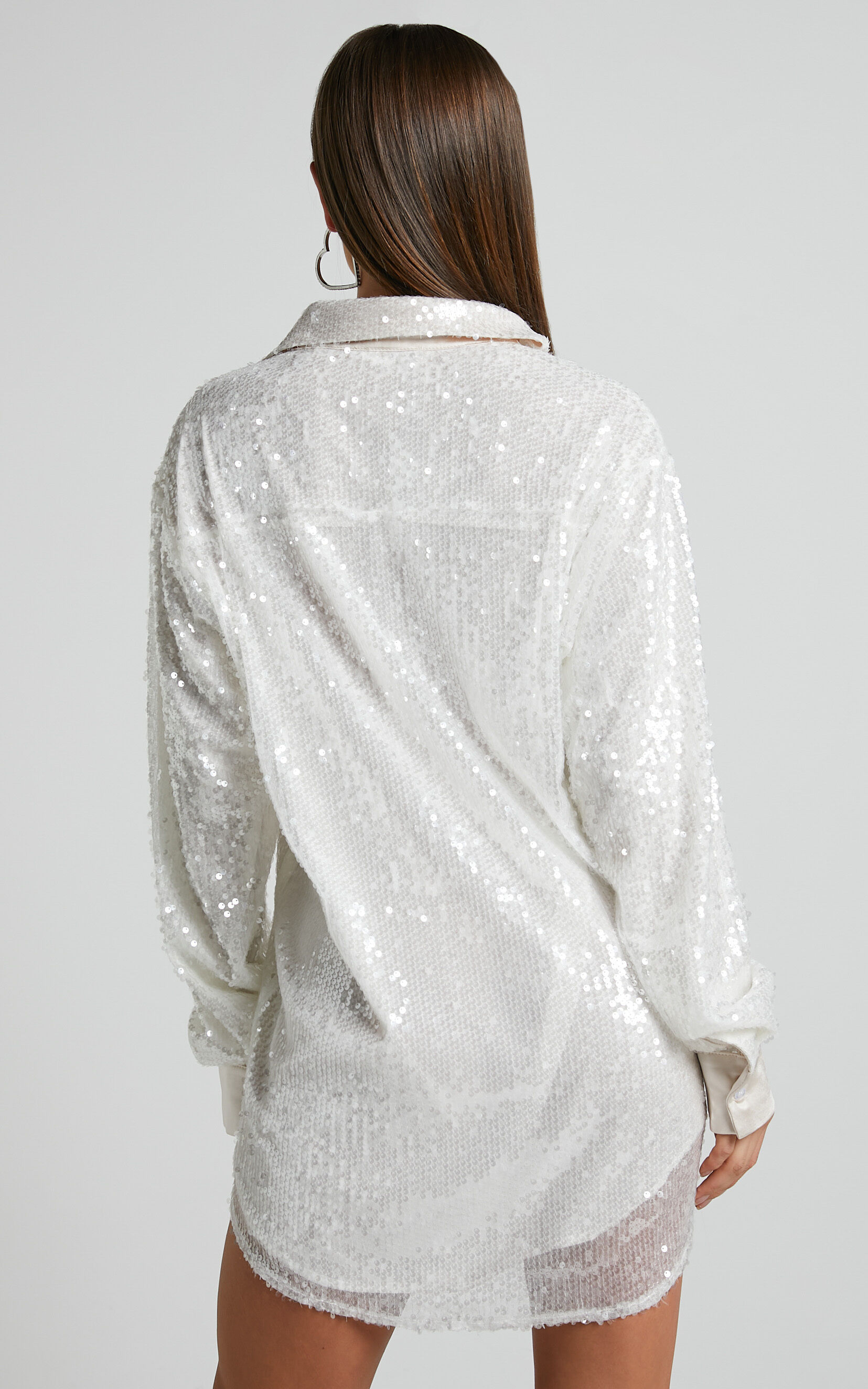 P&g sequins shirt top dress