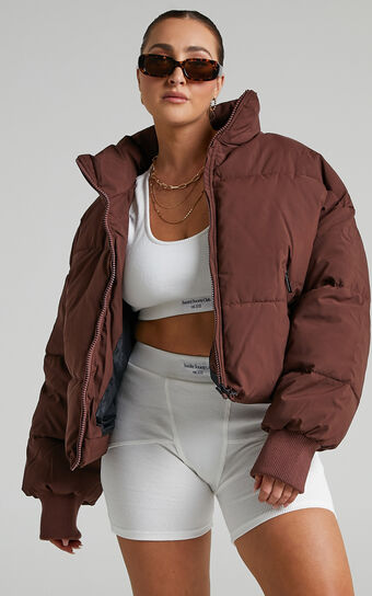 Windsor Jacket - Puffer Jacket in Chocolate