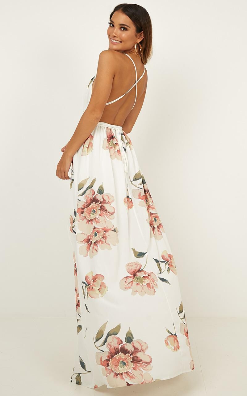 Showpo white floral dress best sale