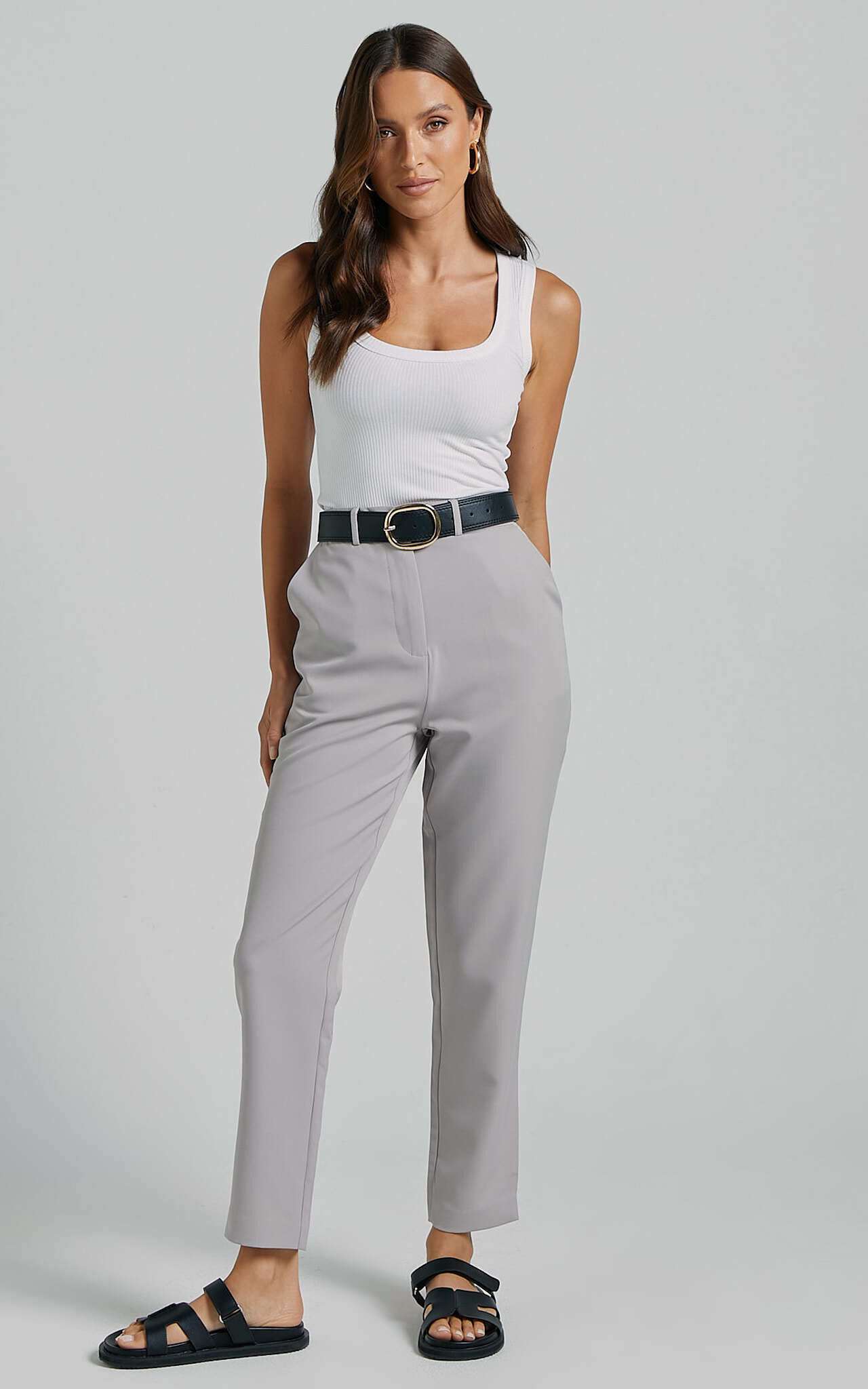 Cropped tailored hot sale pants