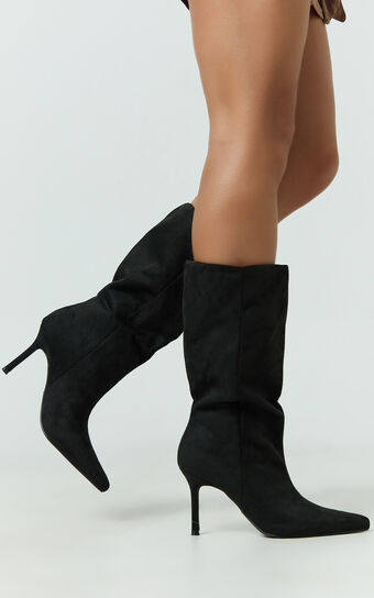 Billini - Nour Boots in Black Suede