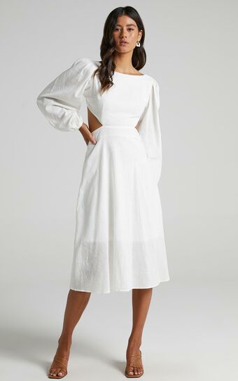 Yvonne Dress in White