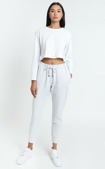 My Favourite Sweat Pants in Grey Marle