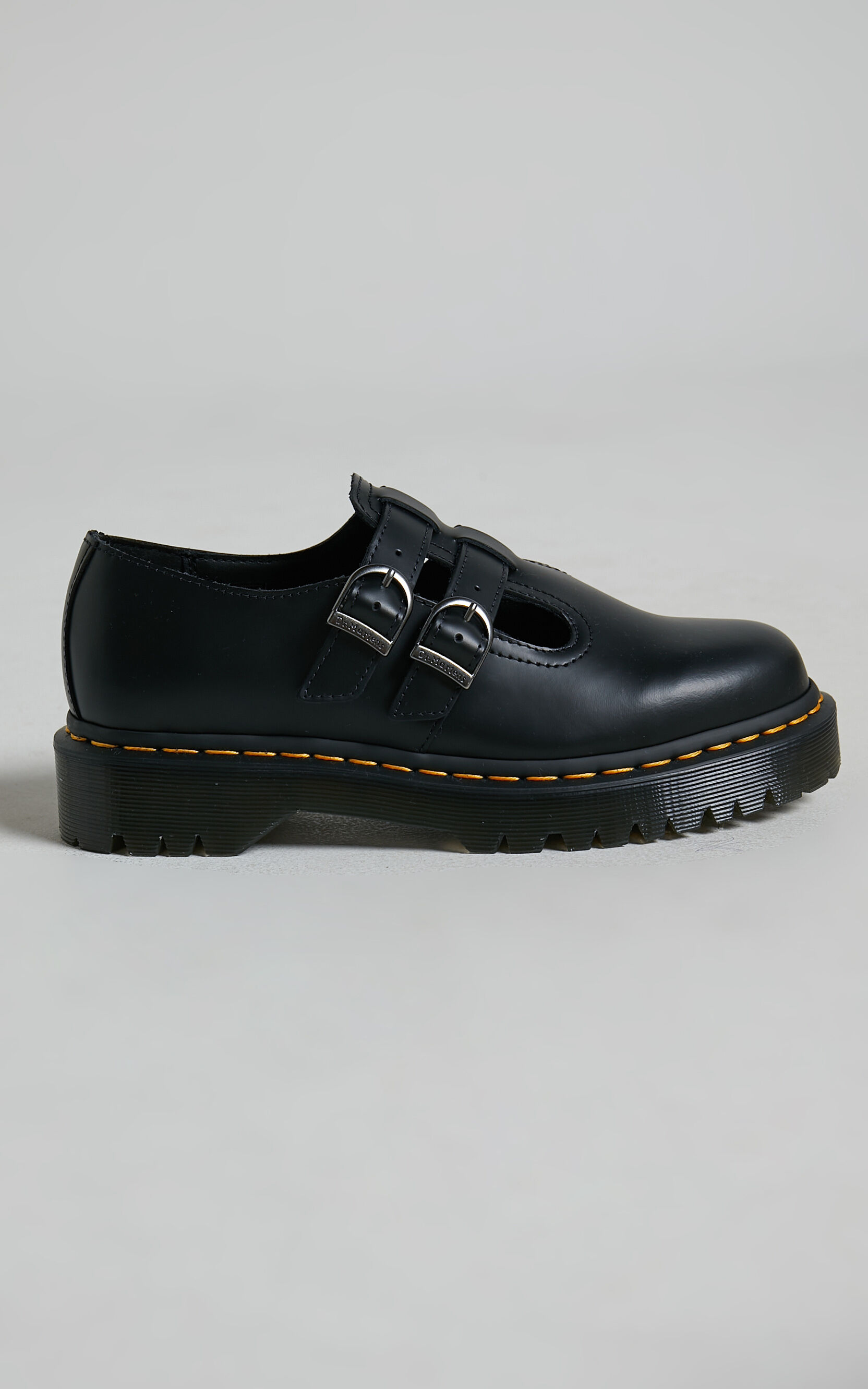 Dr. Martens 8065 Ii Bex Mary Jane Shoe in Black Smooth Showpo