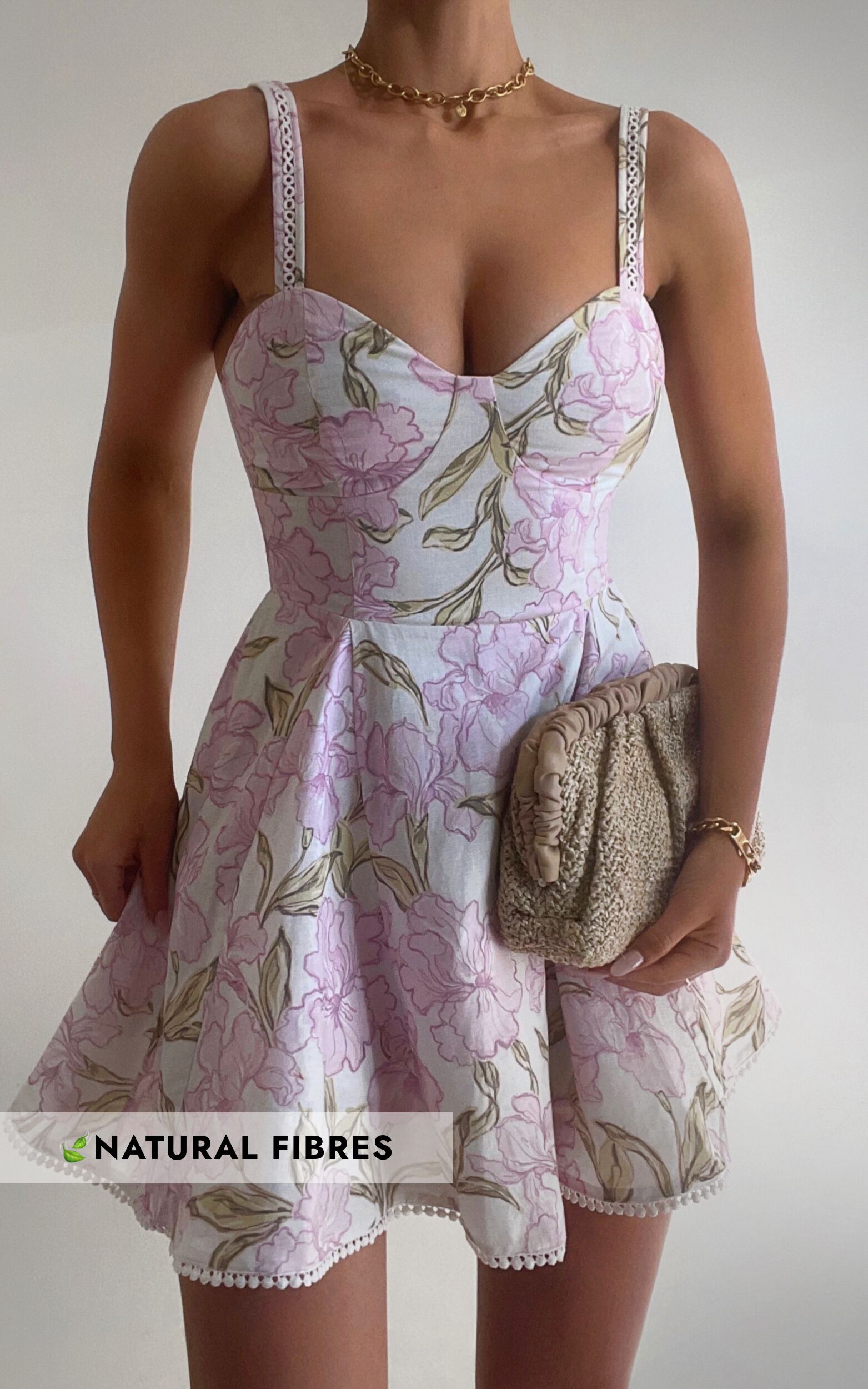 【新品未開封】アンドマリー　Elsie flare mini dress ANDMARY】Elsie flare mini dress