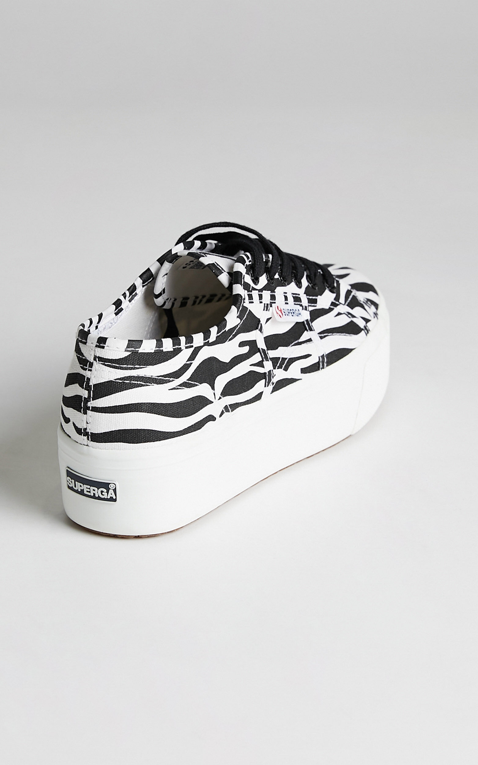 Superga top zebra print