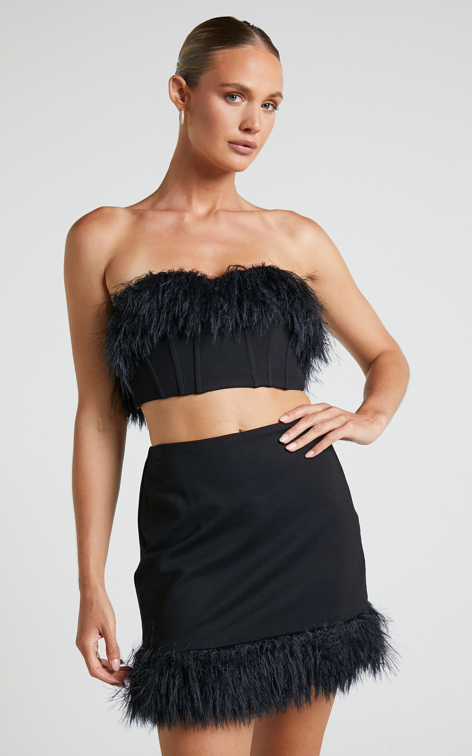 Feather skirt nz hot sale