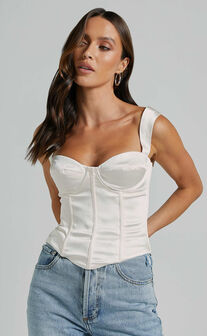 Runaway The Label - Oura Bustier in Ivory