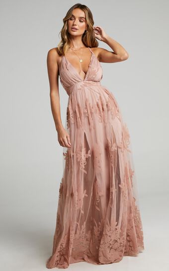 Promenade Maxi Dress in Blush