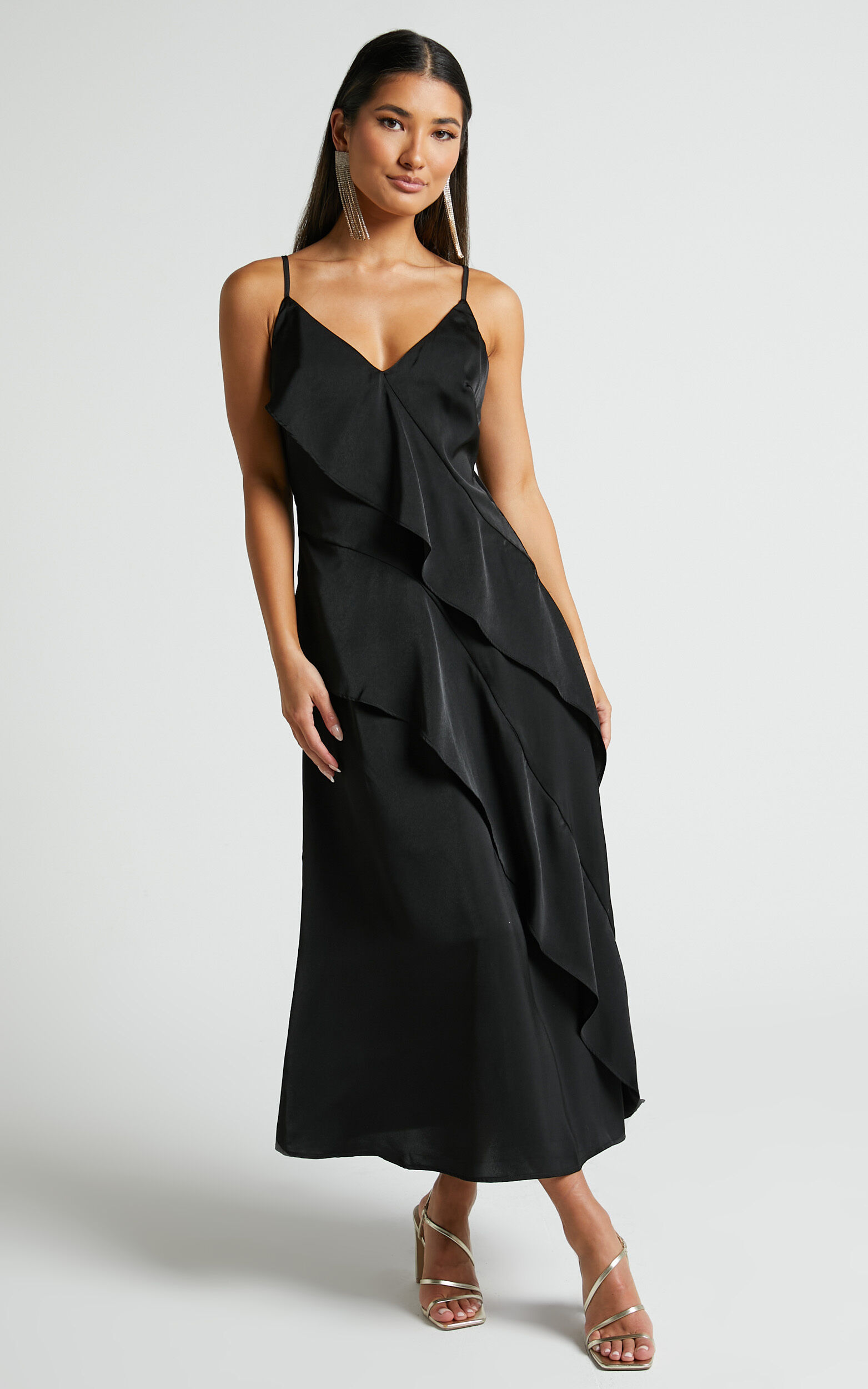 Shona joy wilder tiered midi deals dress