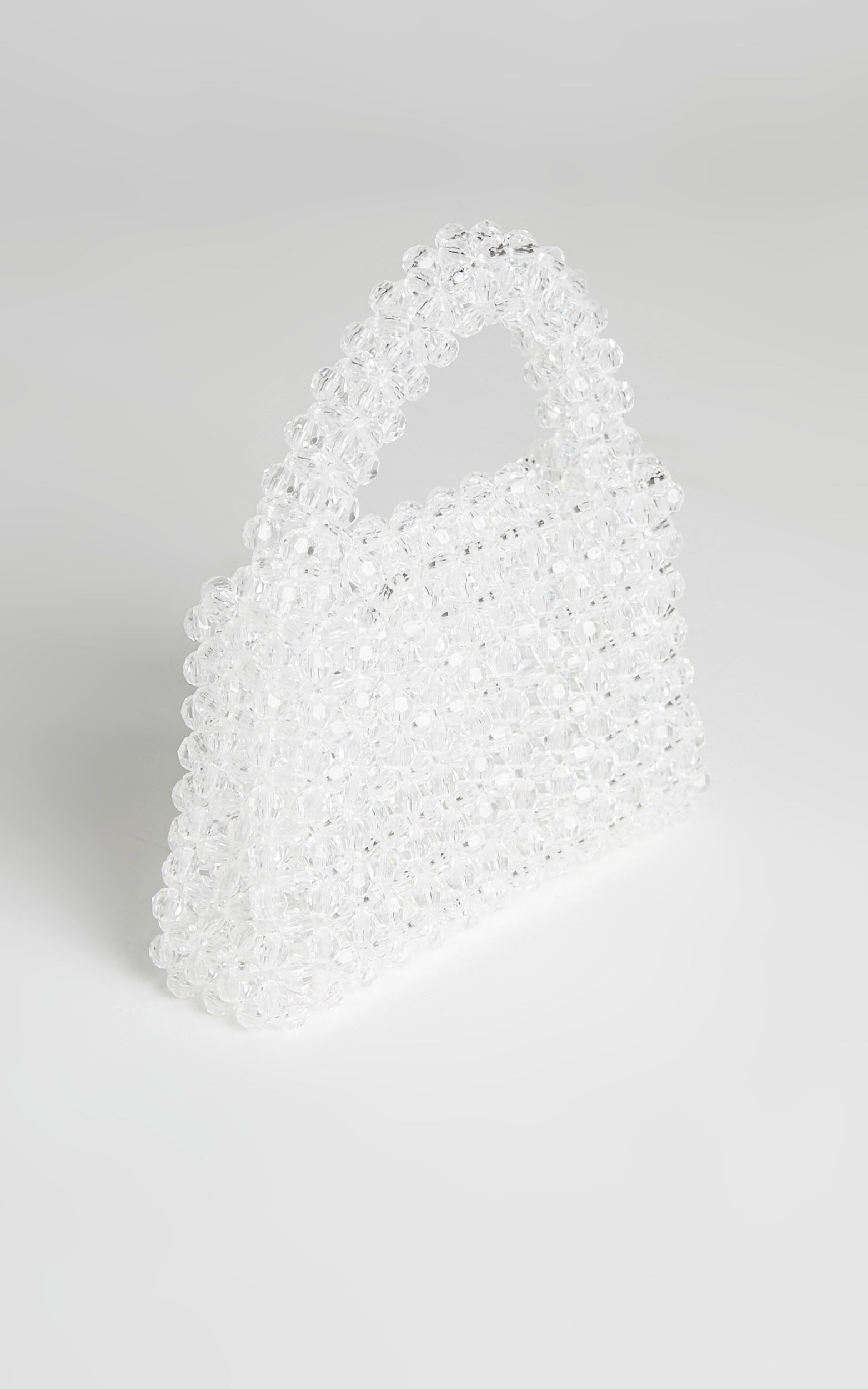 Jaynee Beaded Bag in Clear Showpo USA