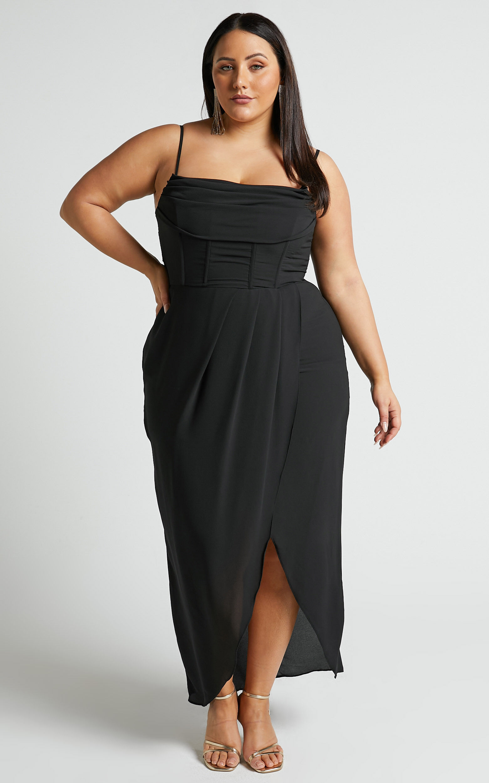 High low corset dress best sale