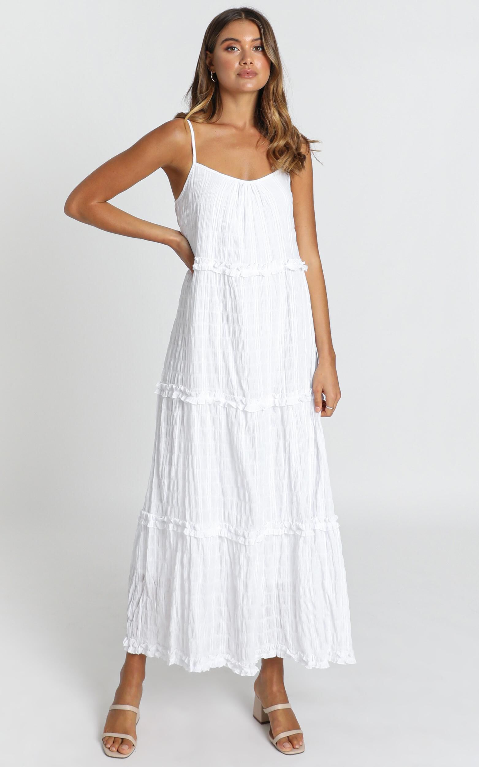 Coastal Breeze Dress in White | Showpo