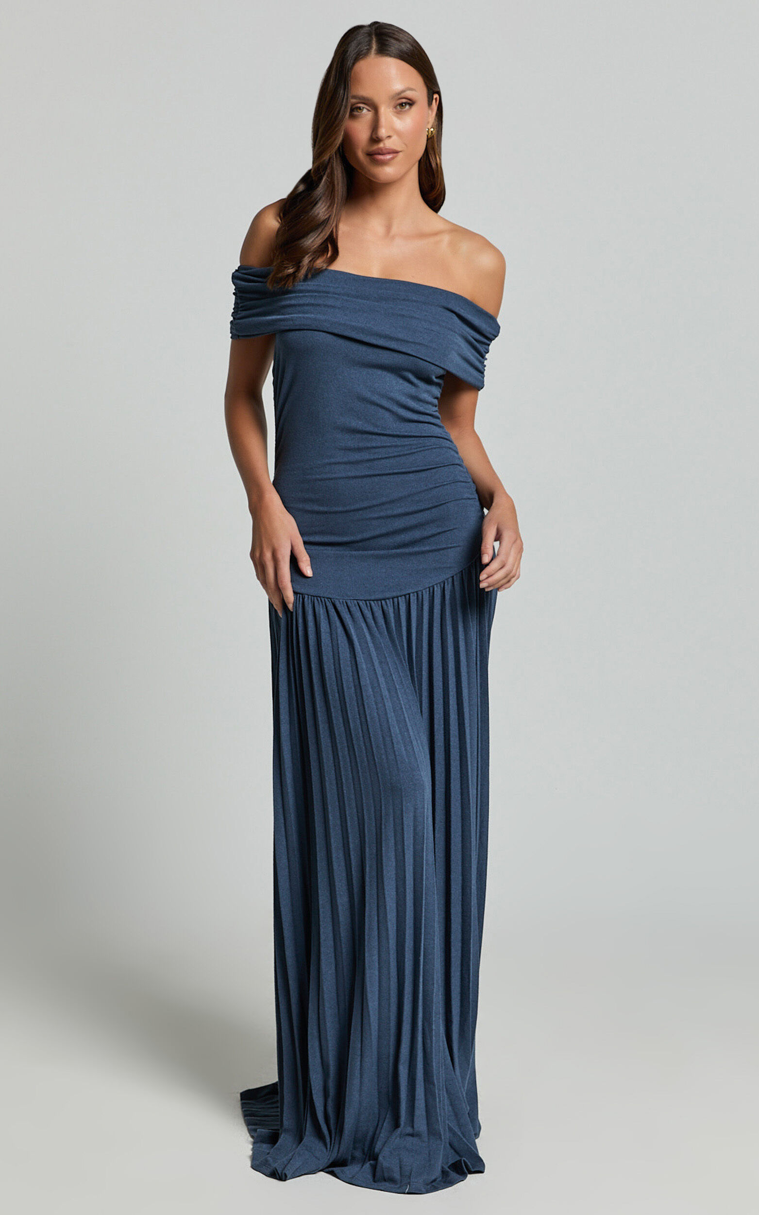 Lioness Field of Dreams Maxi Dress in Navy Showpo USA