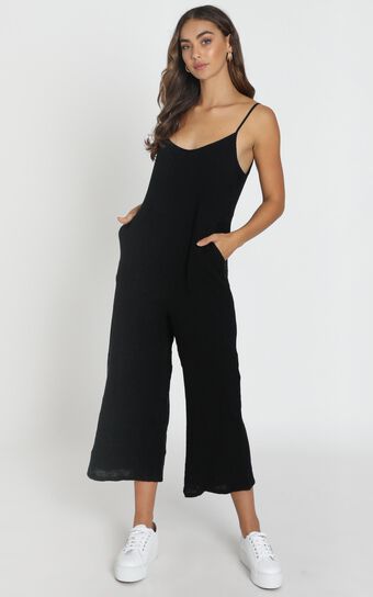 Perfect Day Jumpsuit in Black