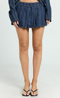 Lioness - Phoenxi Short in Dark Pinstripe