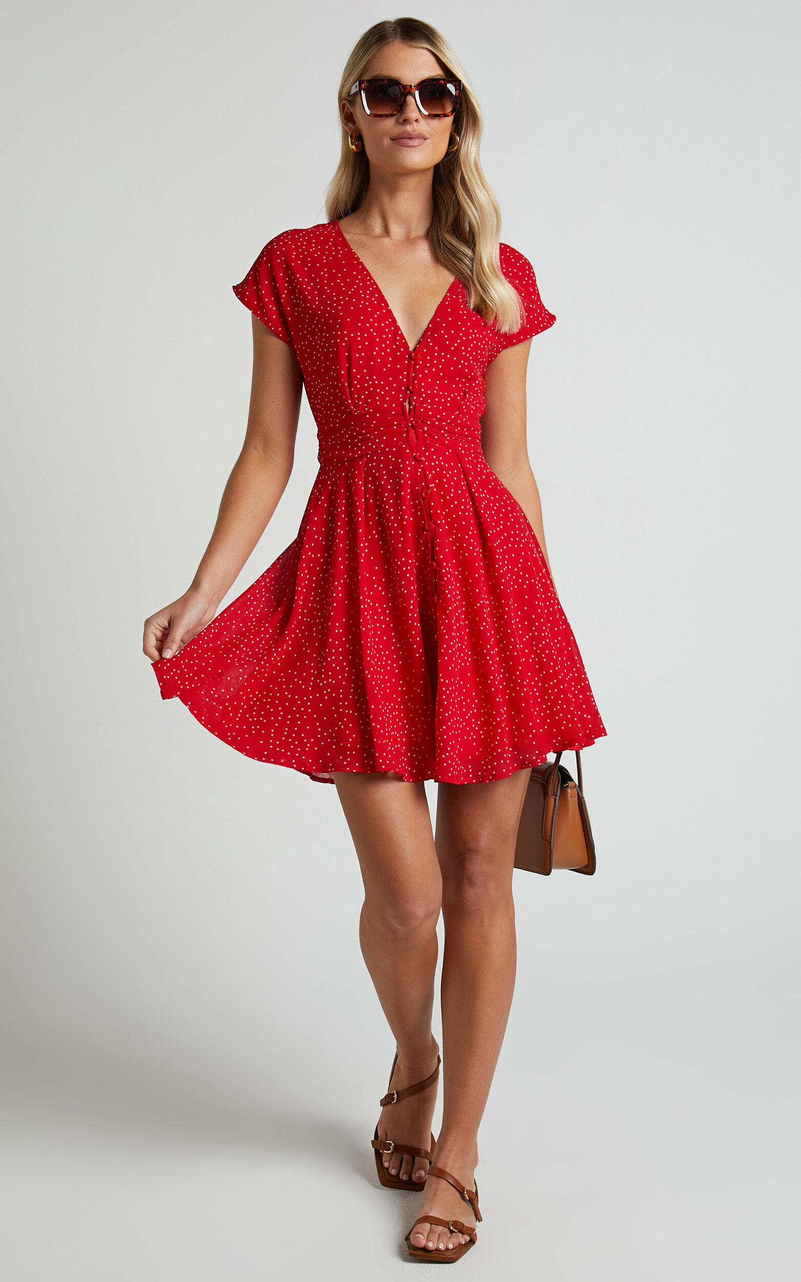 Red spot dress next top