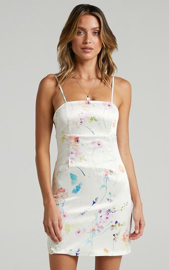 Stefanie Dress in Watercolor Floral