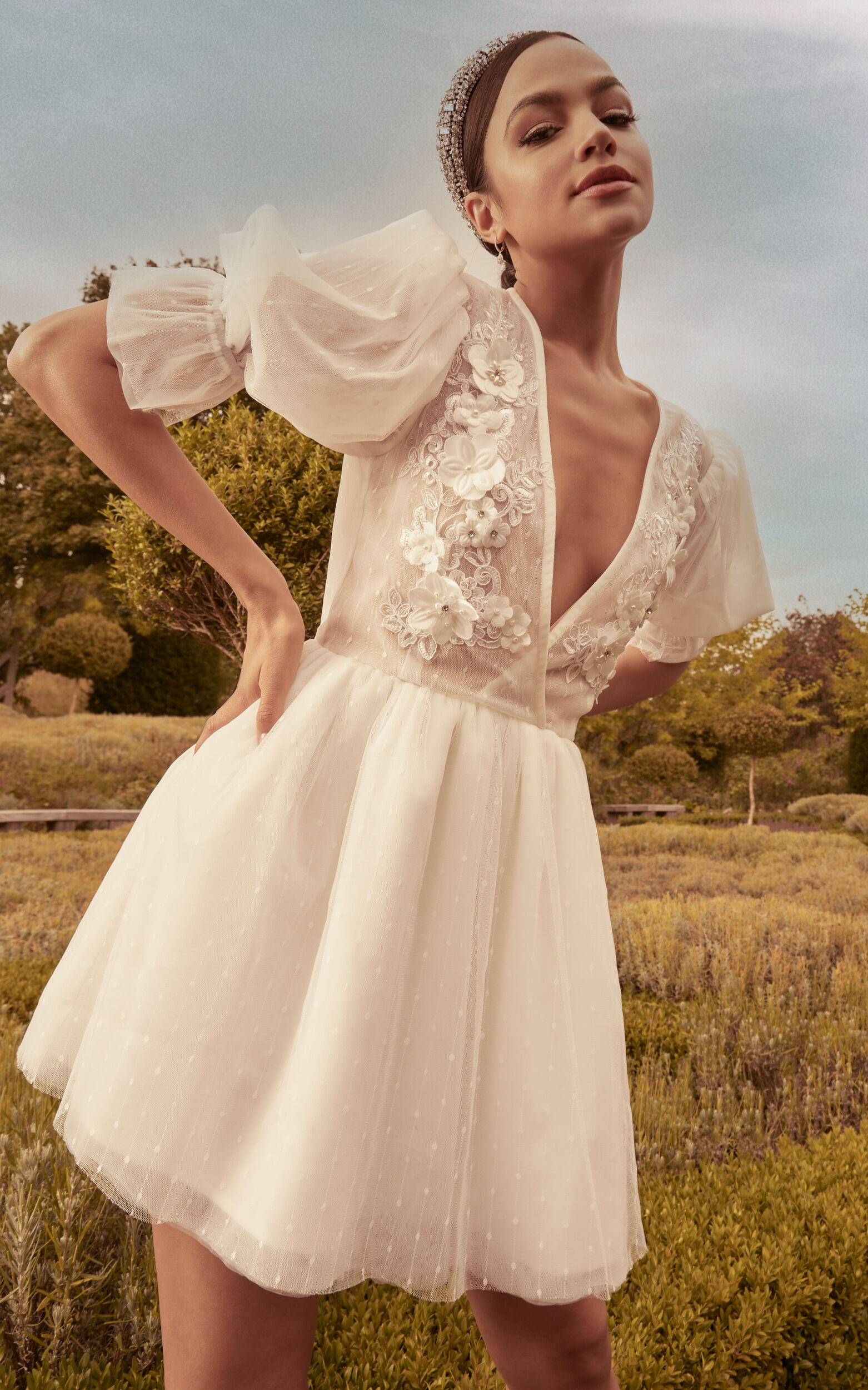 White dress shop showpo