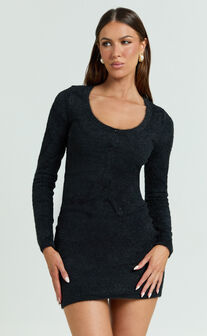 Rosie Cardigan - Knitted Cardigan in Black