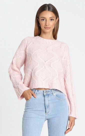 Vancouver Knit Jumper in Pink