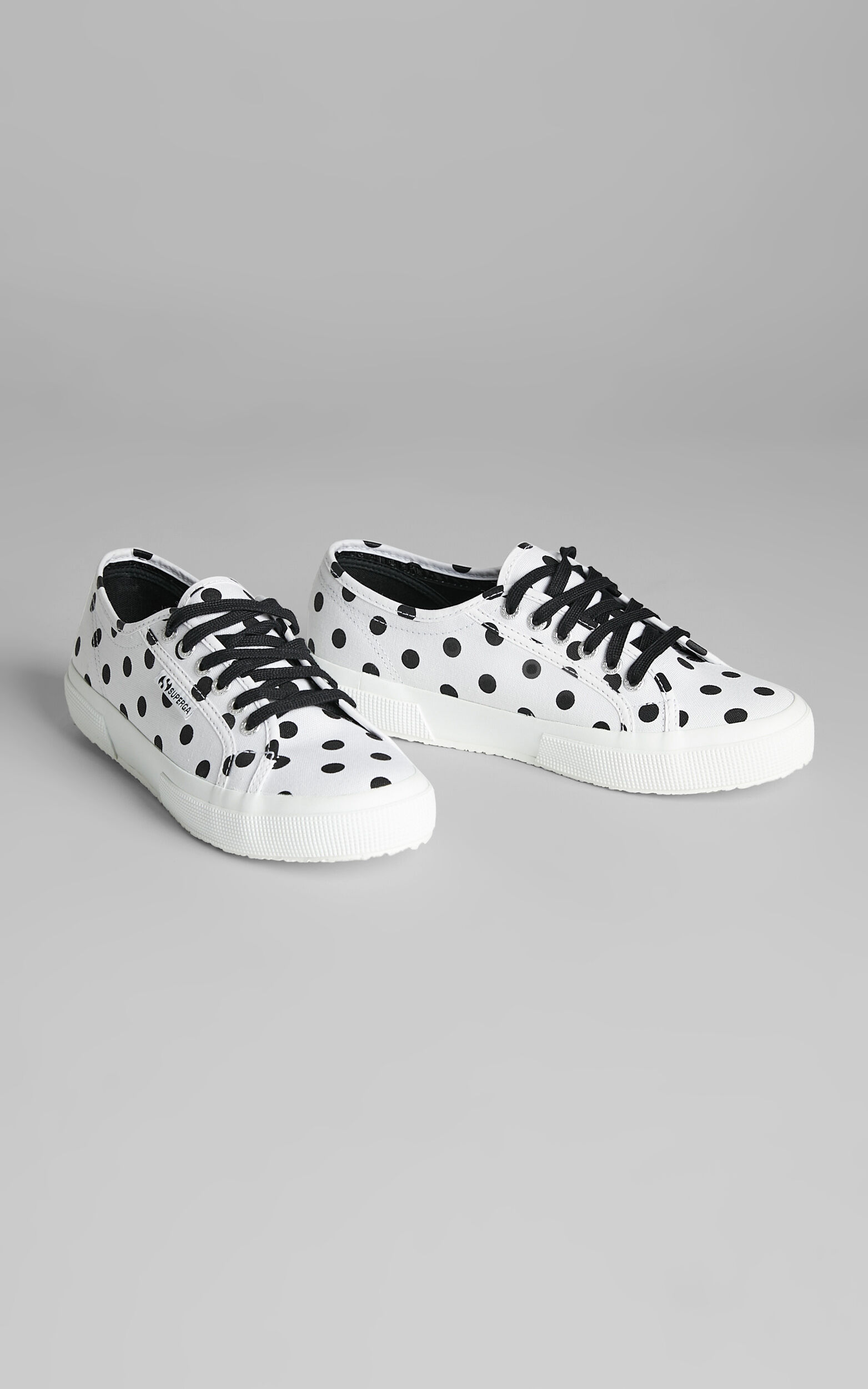 Superga polka dot sneakers clearance