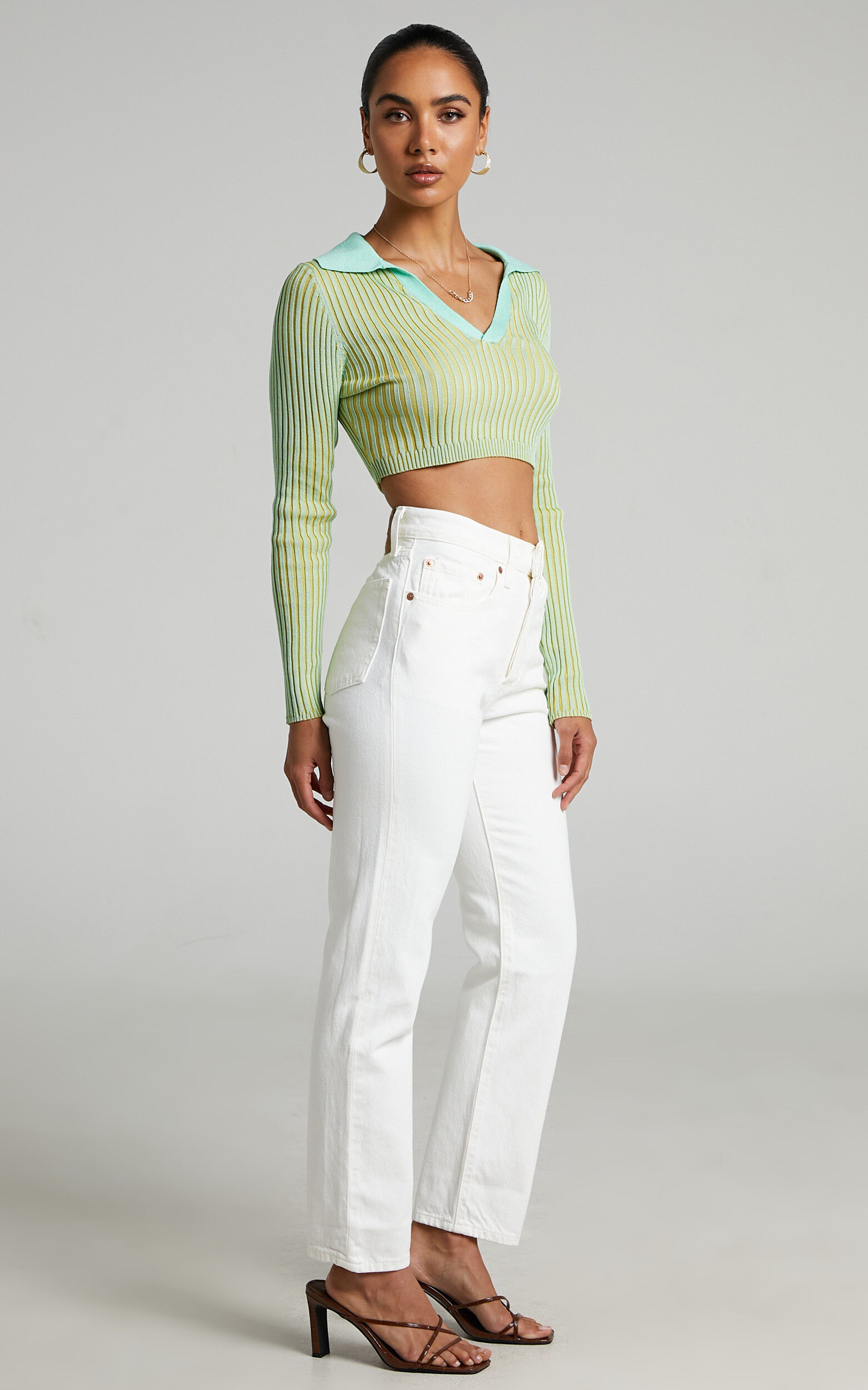 Levi s 501 Original Cropped Jean in Come Clean Showpo USA