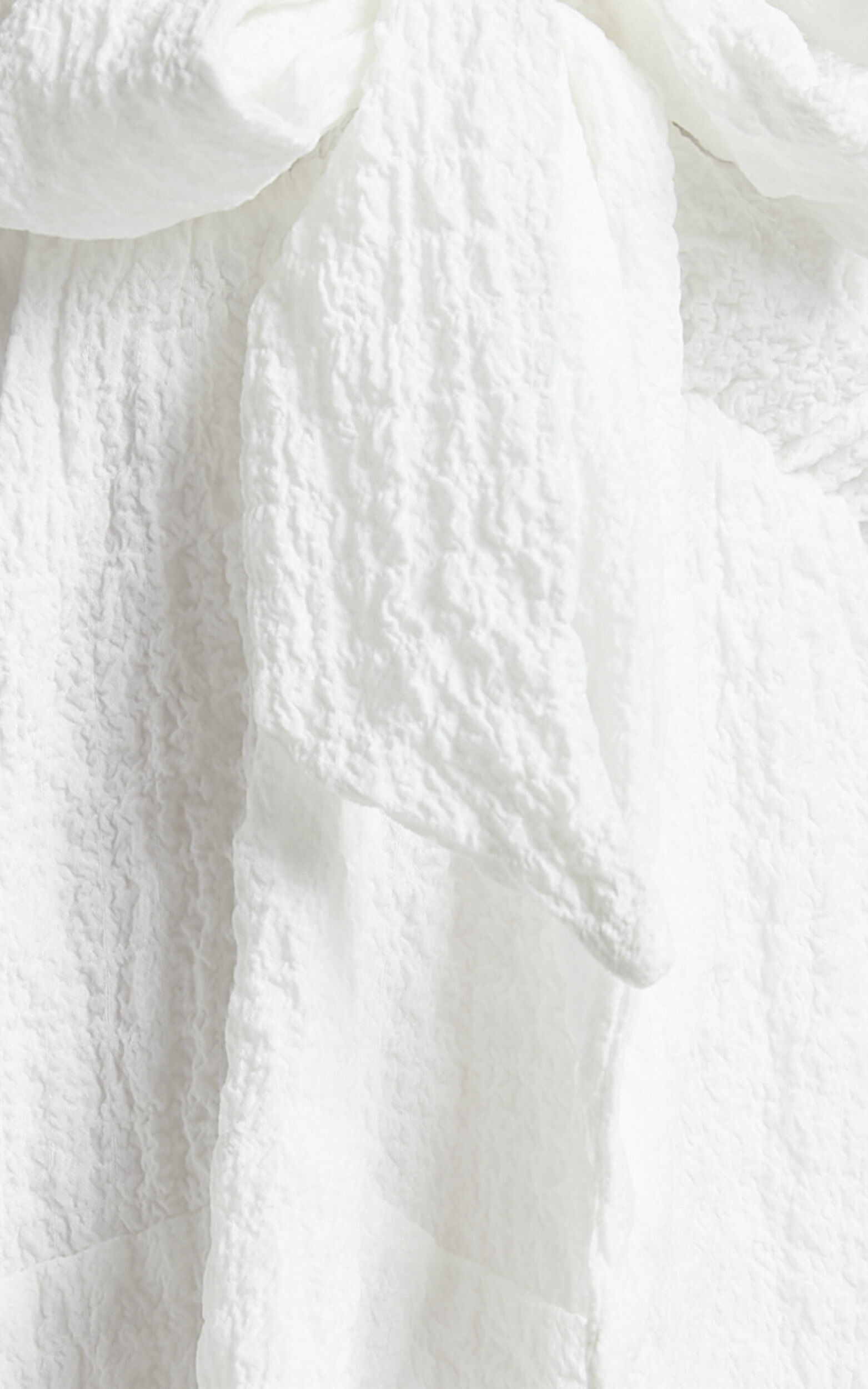White tie front mini dress on sale