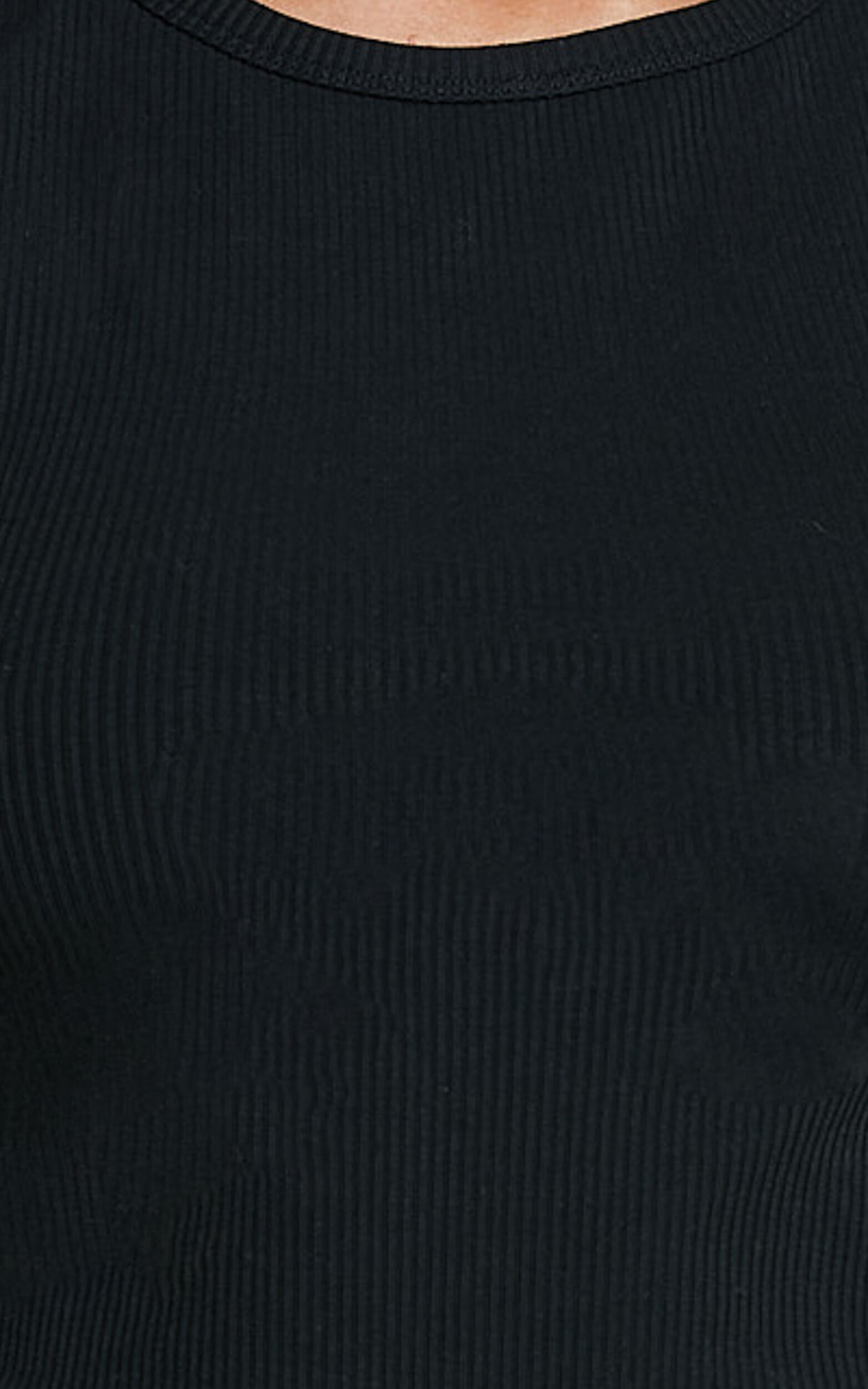 Can't You Tell Top - Ribbed Tank Top in Black | Showpo USA