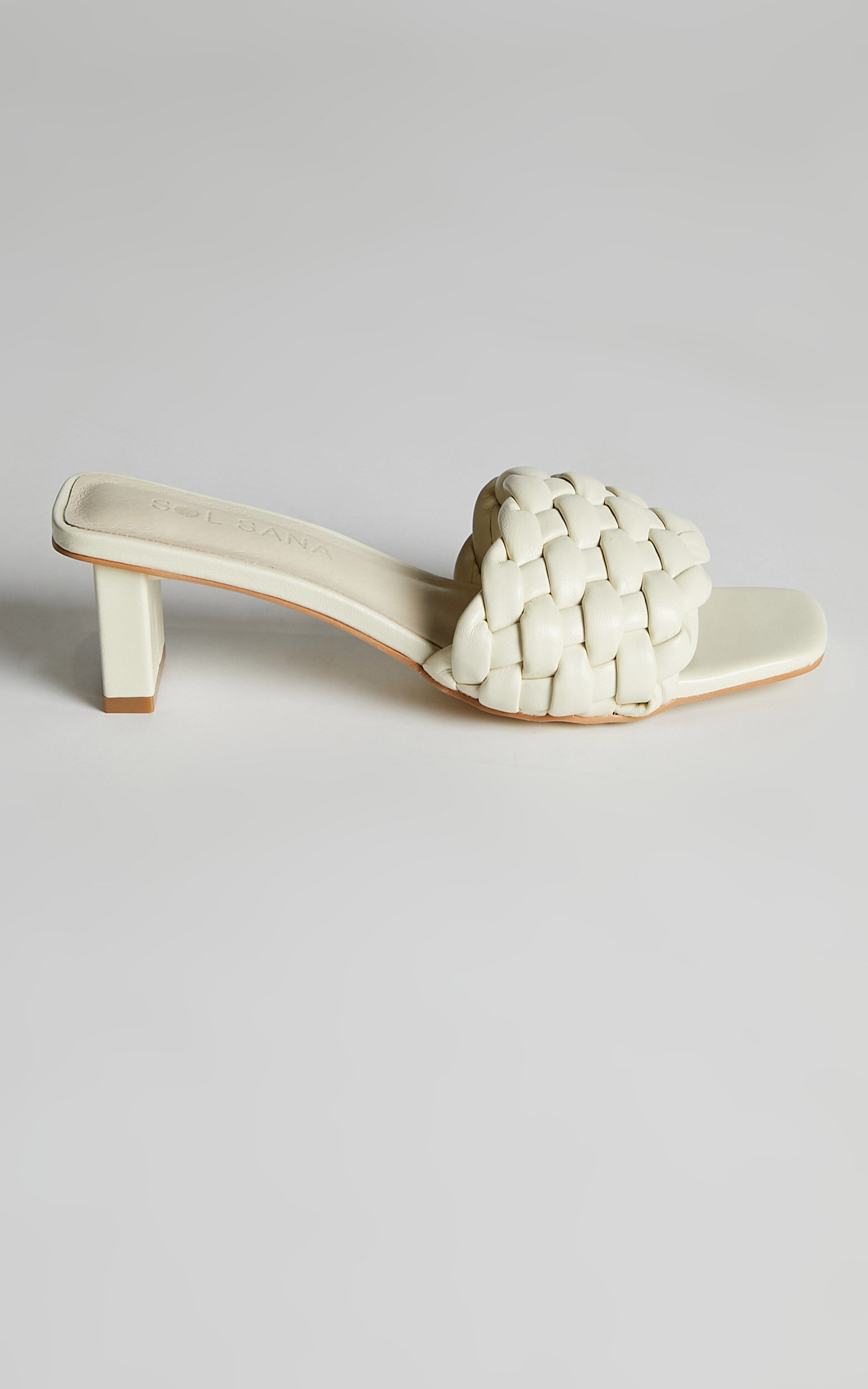 Sol Sana - Matias Mule Heels in Off White - 05, WHT2
