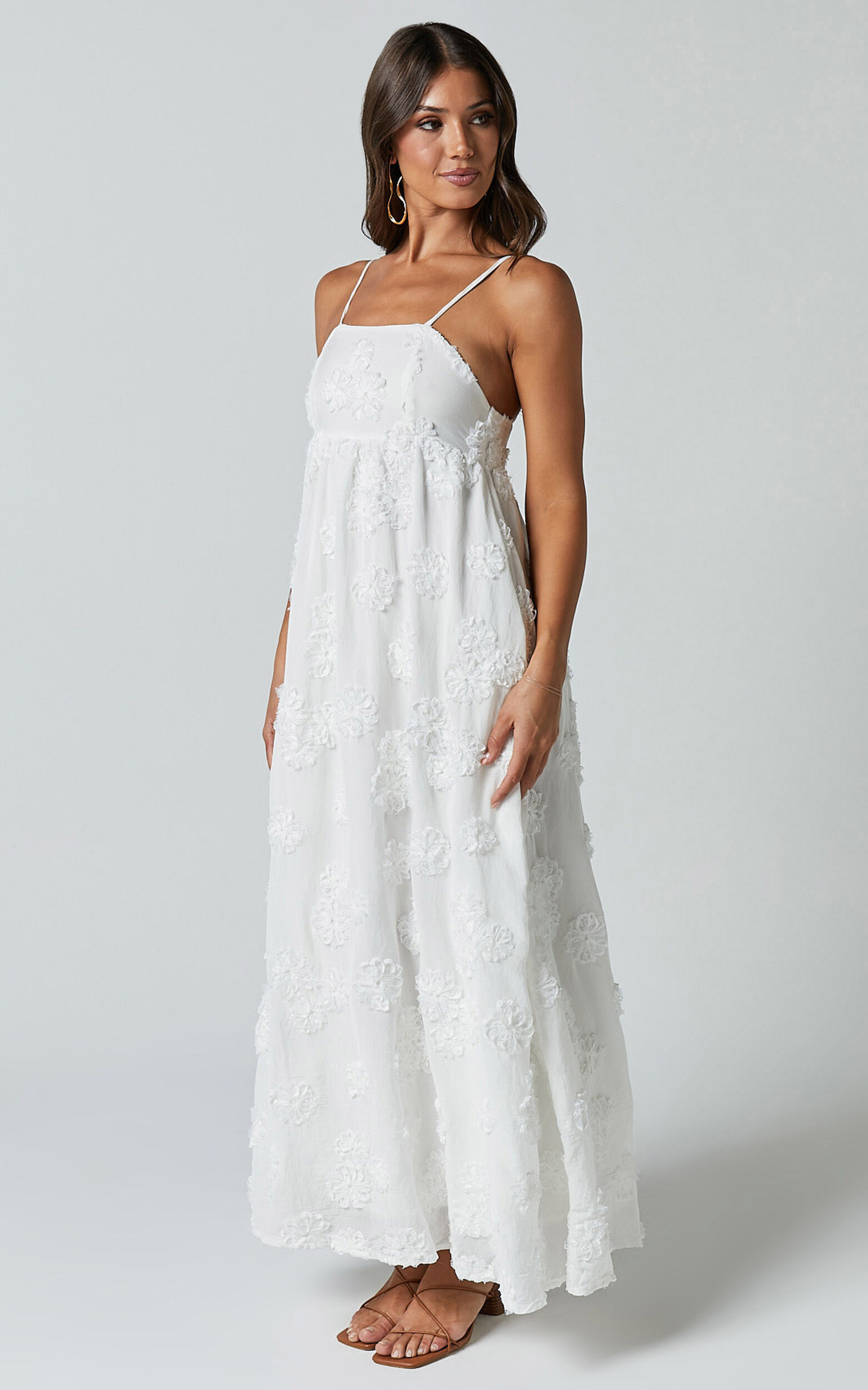 Showpo white hot sale floral dress
