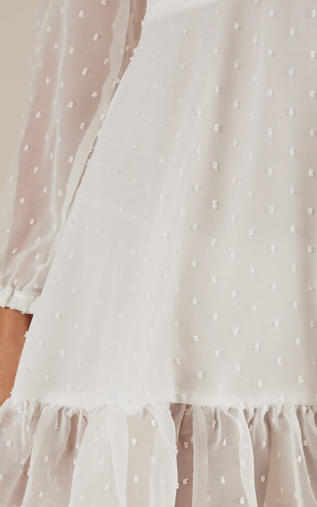 Classic crush online dress in white
