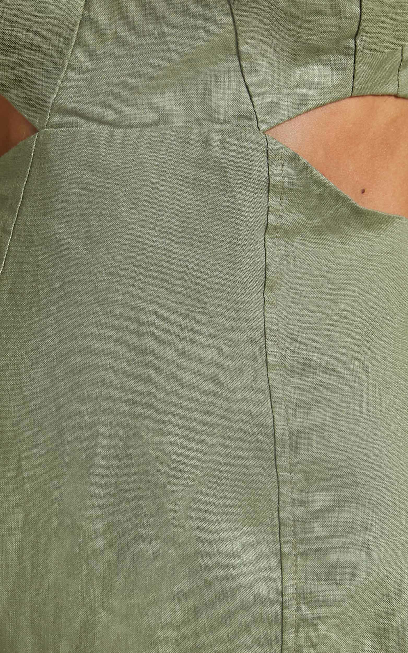 Amalie mini dress sage online