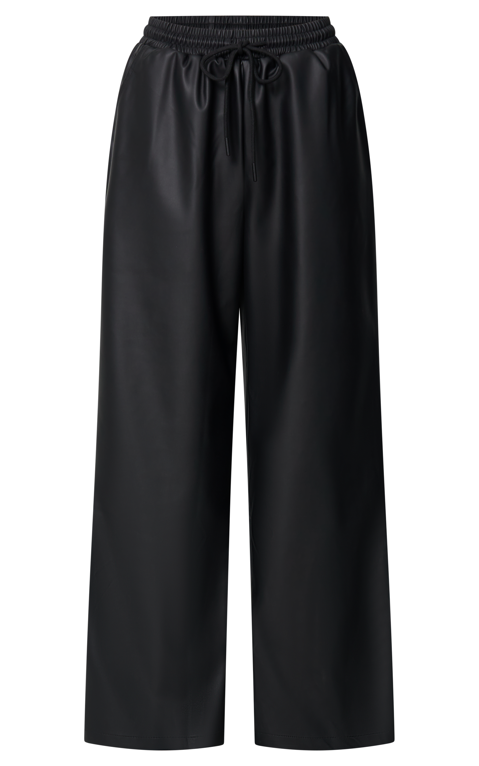【PORTERNA】Leah brushed trousers Technical Linen Wide Easy Trousers — Beige – La Garçonne