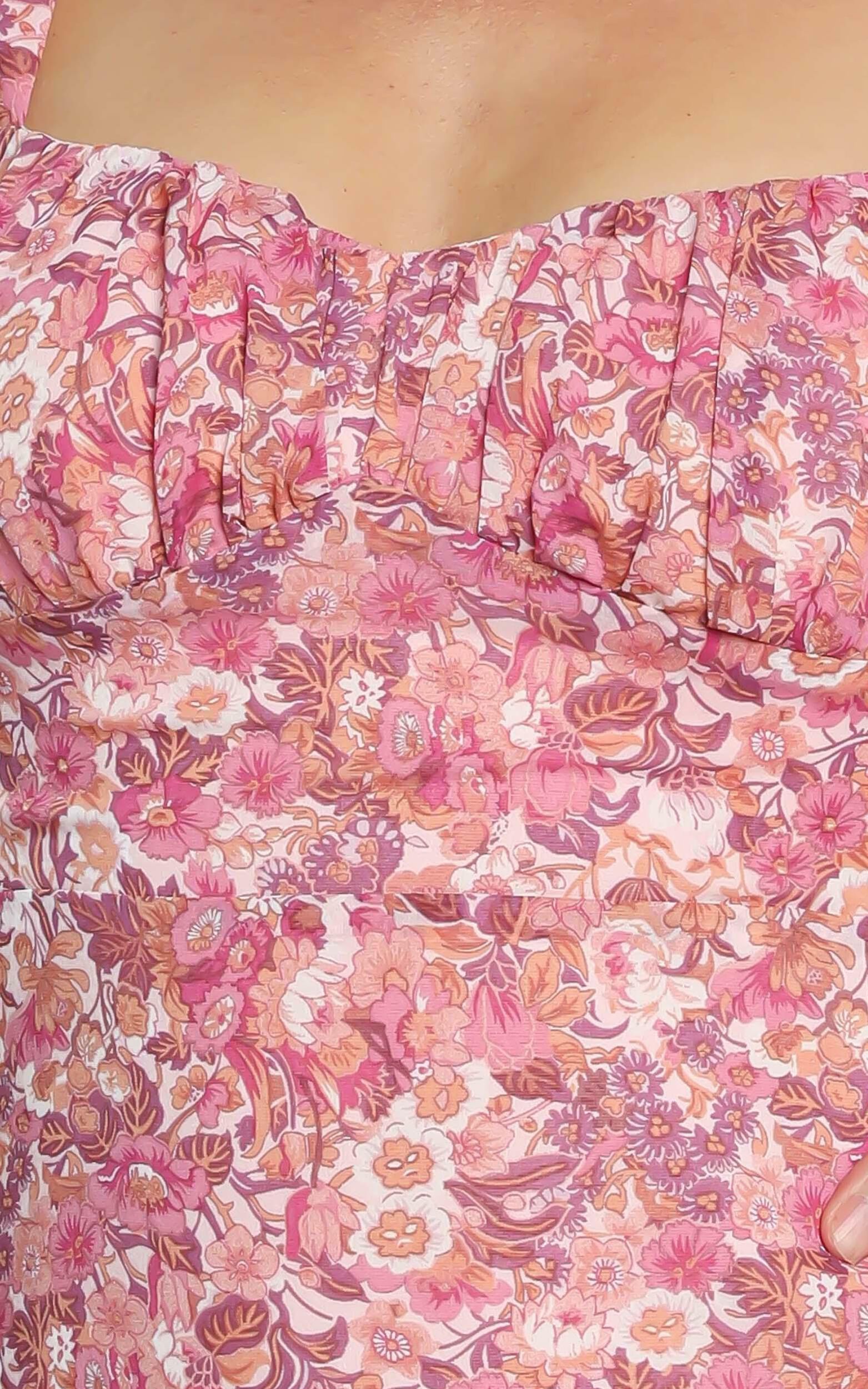 Danbury Dress in Pink Floral | Showpo USA
