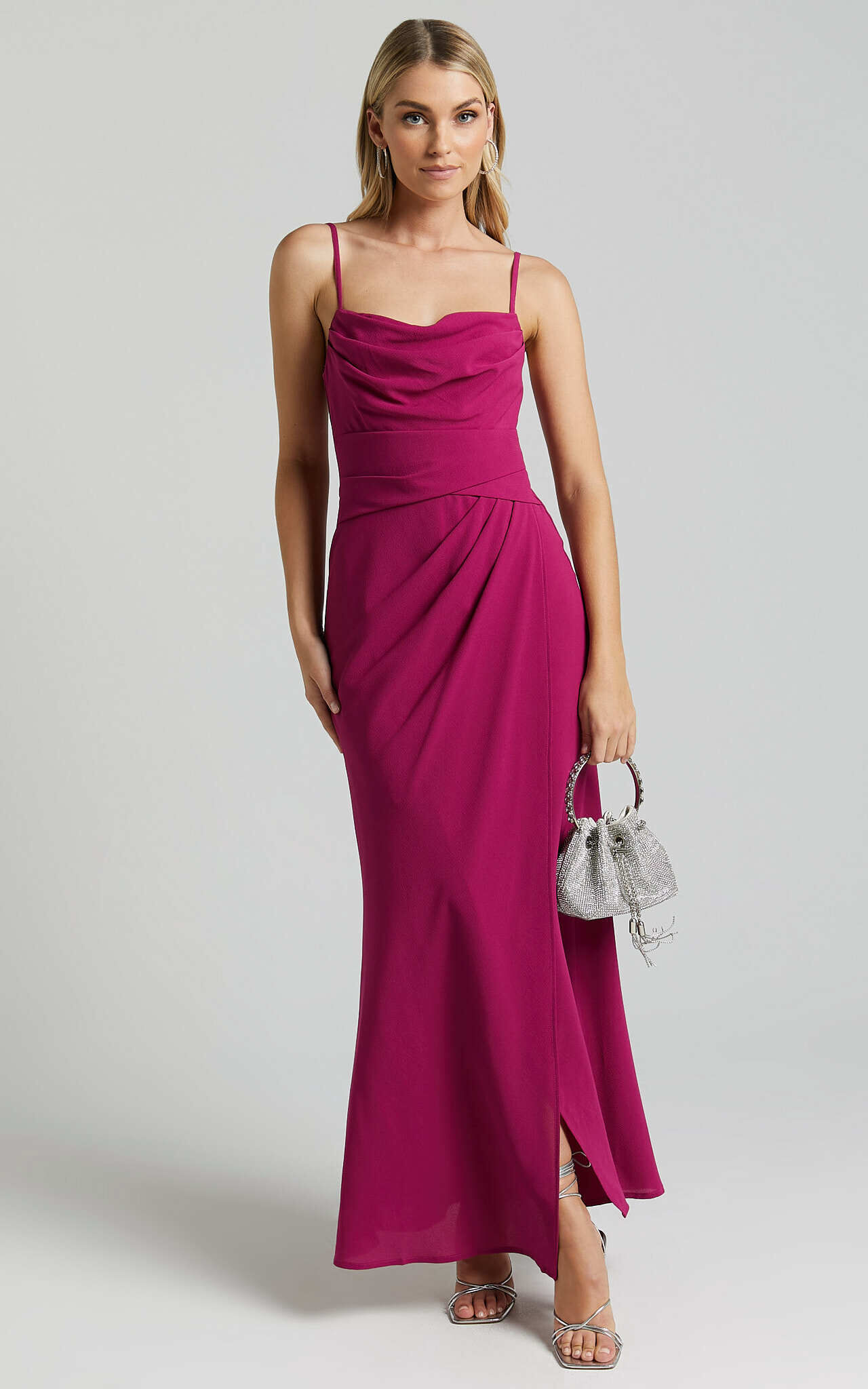 Grape maxi top dress
