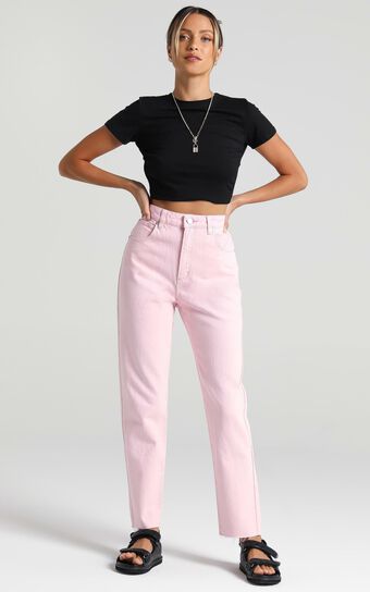 Abrand X Dyspnea - A '94 High Slim Jean in Pink