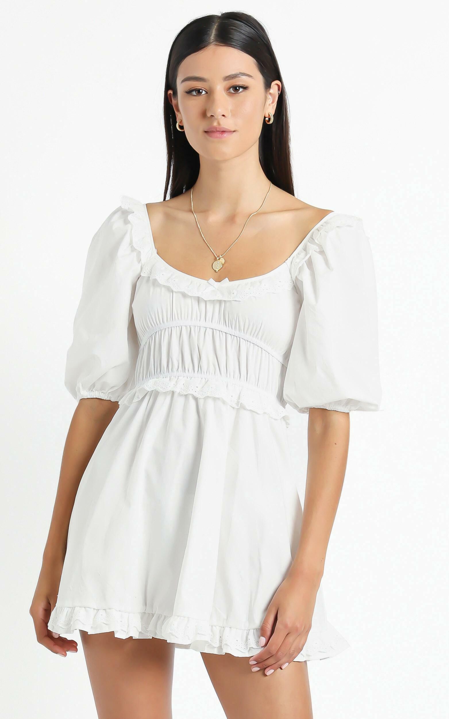 Arizona Dress in White | Showpo USA