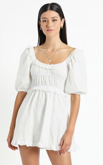 Arizona Dress in White