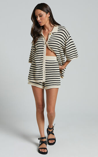 Runaway The Label - Cherie Short in Sand/Black