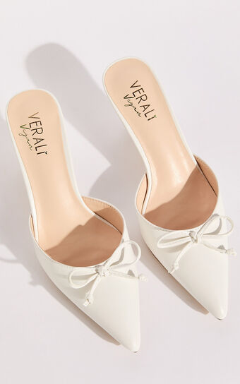 Verali - Zeke Heels in White