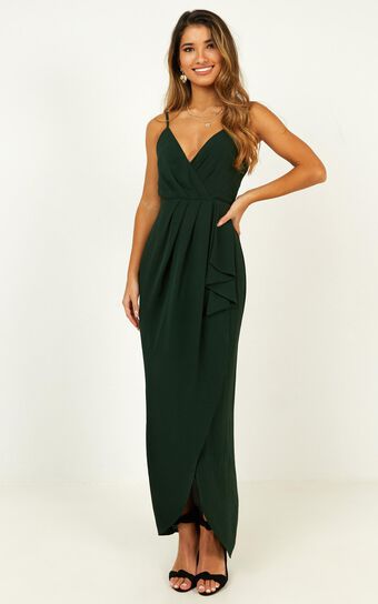 Gave Me You Dress in Emerald