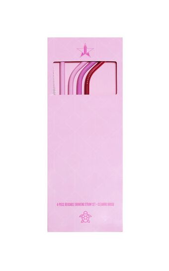 Jeffree Star Cosmetics - Metal Straw 4 Pack In Pink