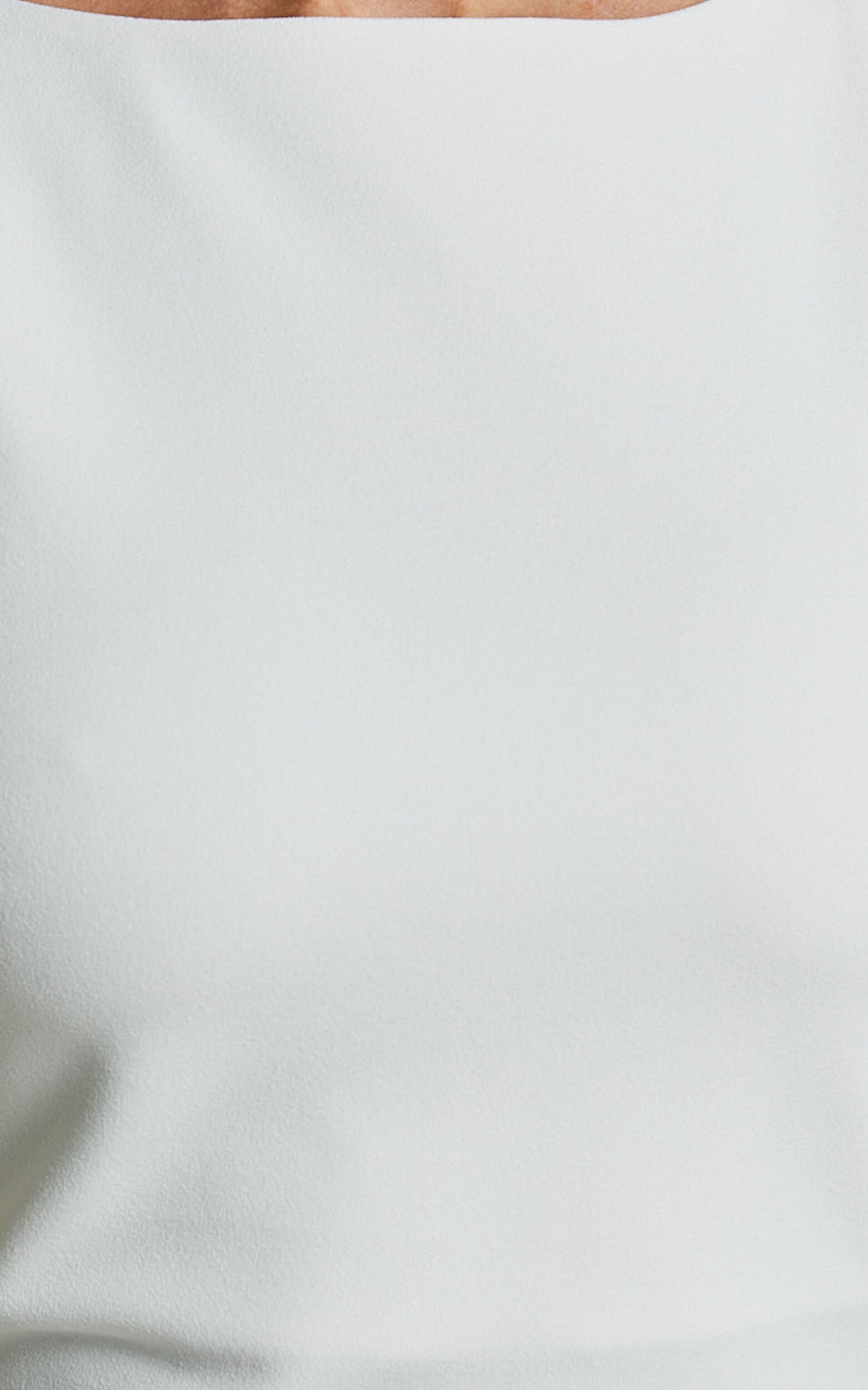 Indi Midi Dress - Boat Neck Bodycon Dress in White | Showpo USA